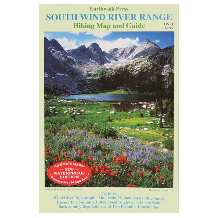 Earthwalk Press Rockies: South Wind River Range Map - Detailed and Reliable