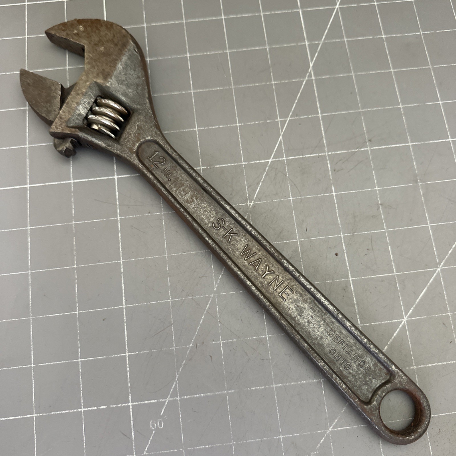 Vintage S-K Wayne 8” Adjustable SK Wrench Defiance, Ohio – USA Vintage S-K Wayne 8” Adjustable SK Wrench Defiance, Ohio – USA
