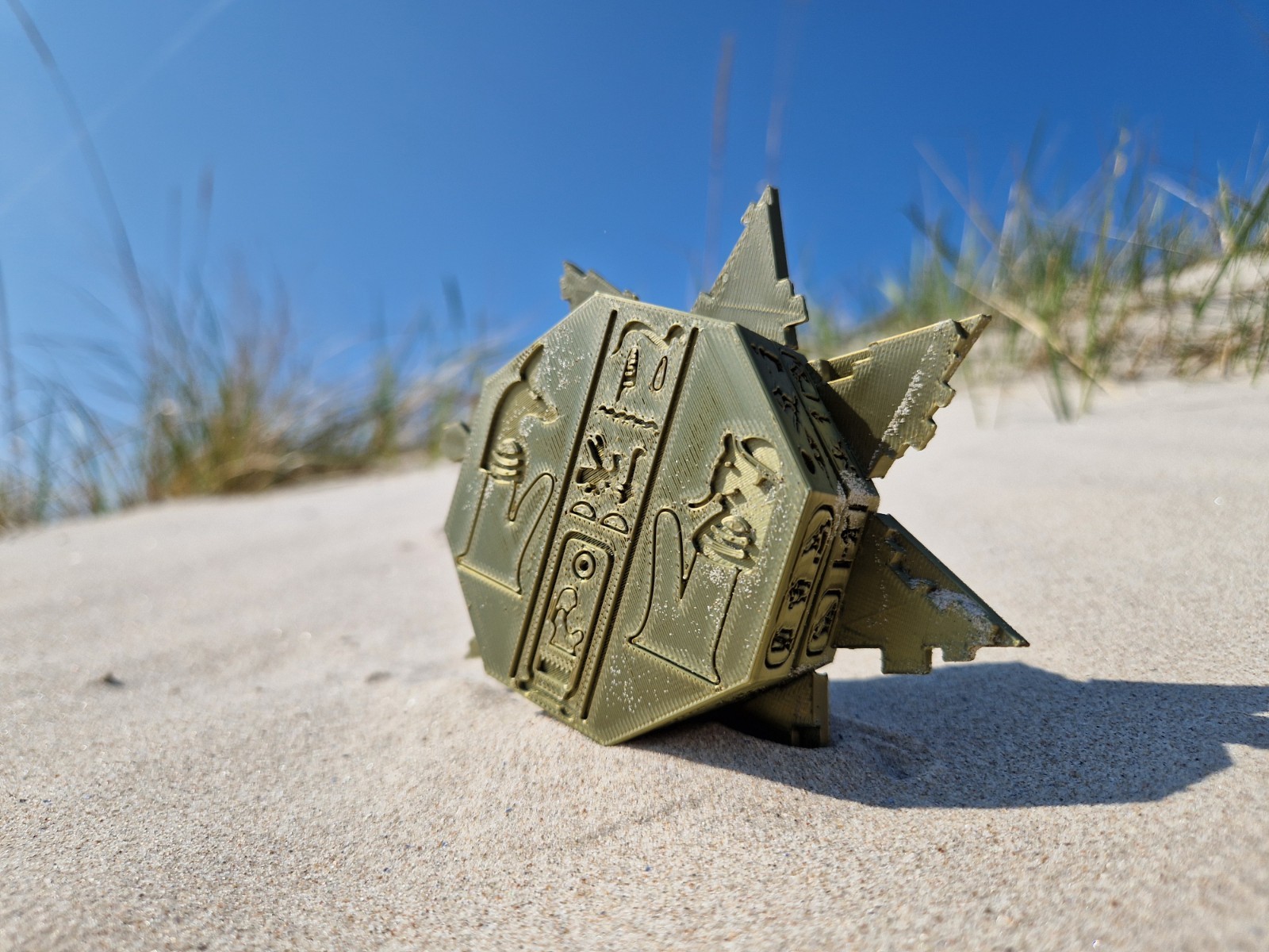 Key To Hamunaptra Replica Prop 3D Printed