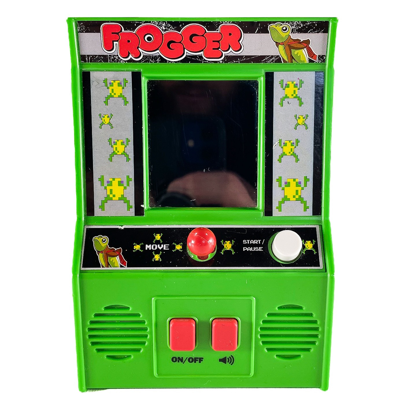 Frogger Retro Mini Classic Arcade Game Handheld Konami Basic Fun Tested USED Frogger Retro Mini Classic Arcade Game Handheld Konami Basic Fun Tested USED