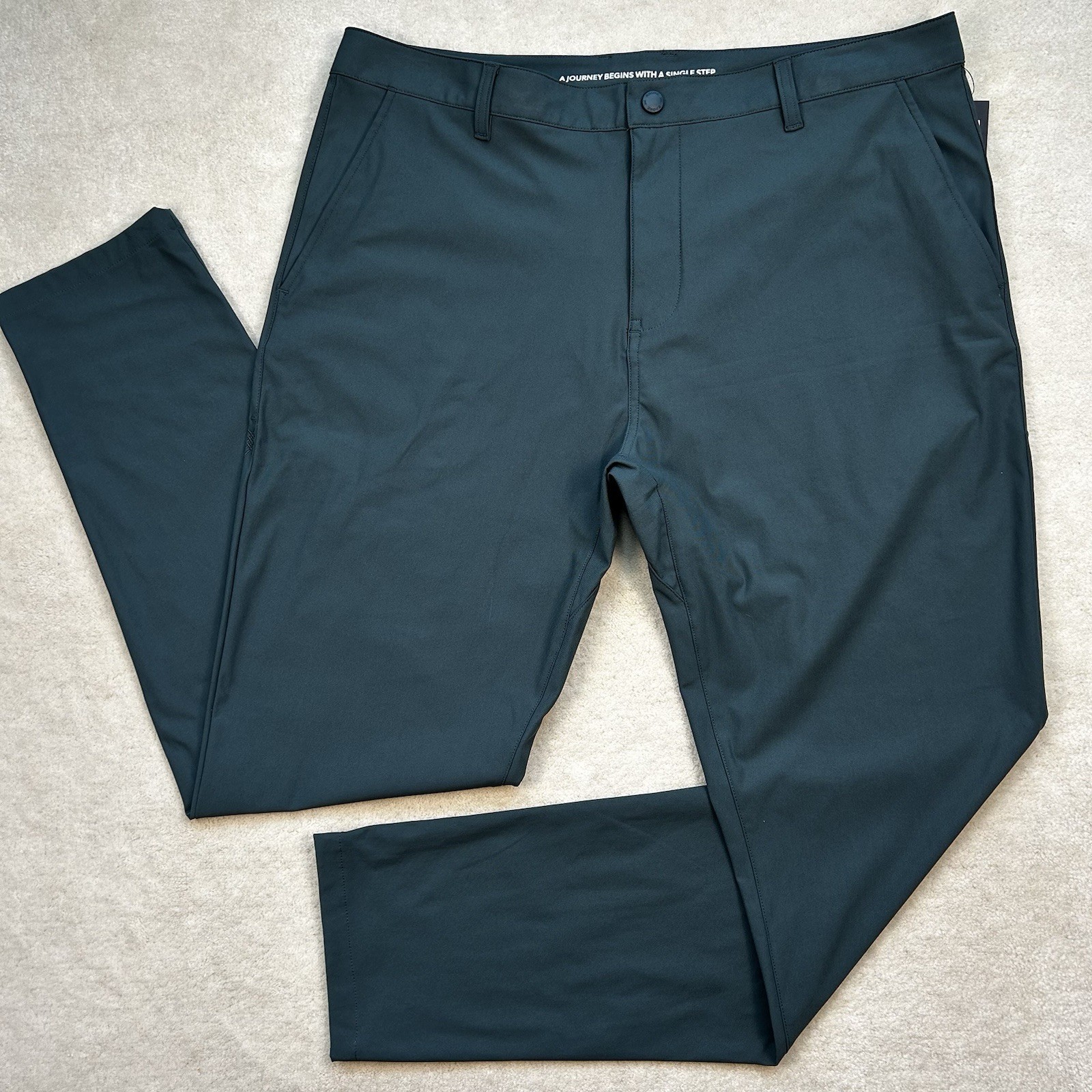 Rhone Commuter Pants Men’s 32x33 Performance Stretch 5 Pocket Slim Straight