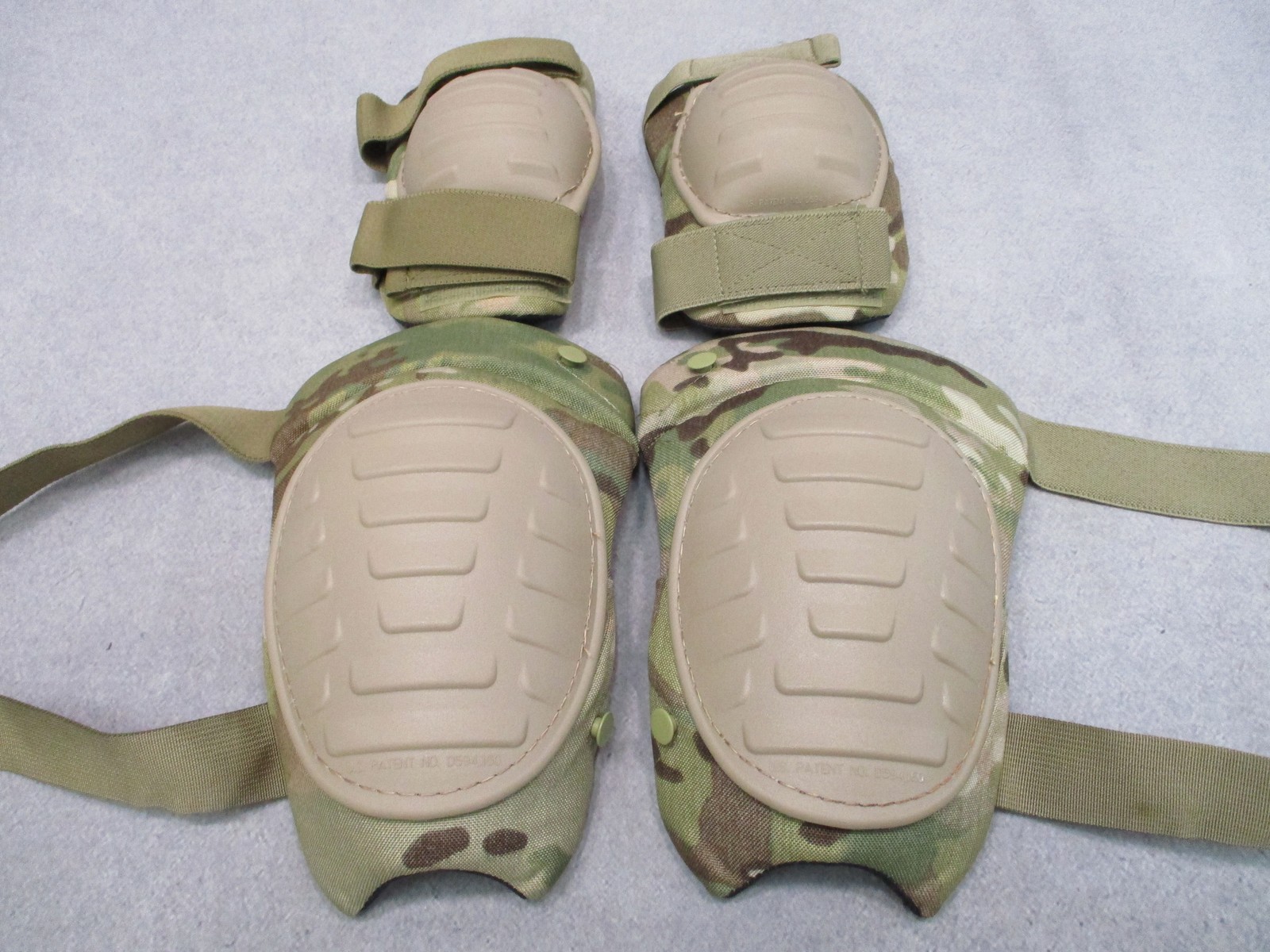 USGI Army McGuire-Nicholas Tactical Knee & Elbow Pad Set MultiCam Adjustable