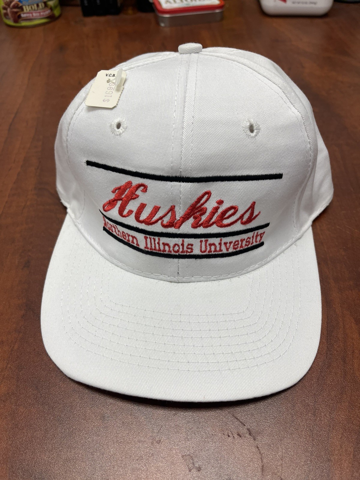 Vintage Northern Illinois University 3 bar The Game Snapback Cap Hat NOS Vintage Northern Illinois University 3 bar The Game Snapback Cap Hat NOS