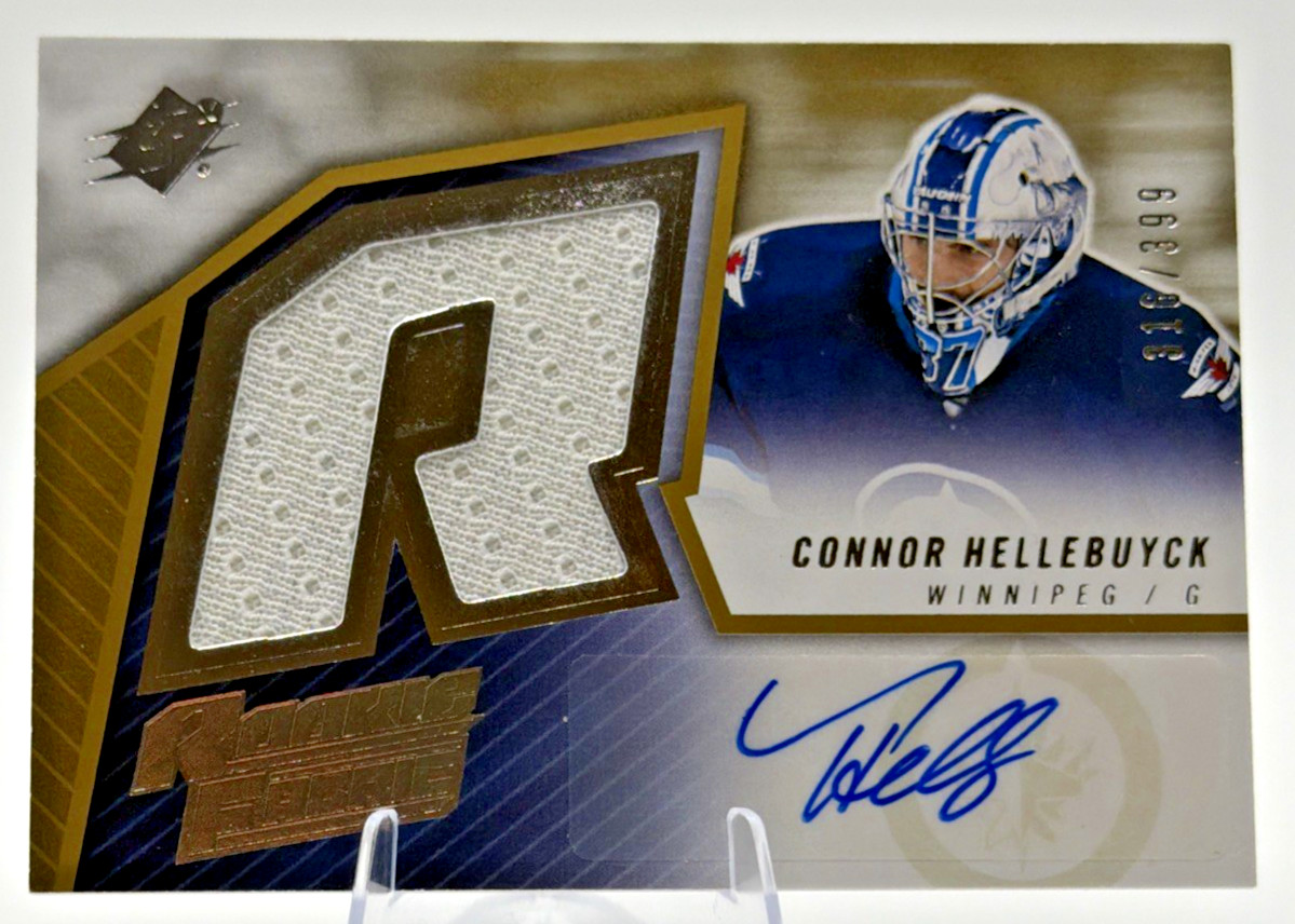 CONNOR HELLEBUYCK 2015-16 SPx 05 06 RETRO ROOKIE JERSEY SPXR- AUTO GC0893 CONNOR HELLEBUYCK 2015-16 SPx 05 06 RETRO ROOKIE JERSEY SPXR- AUTO GC0893