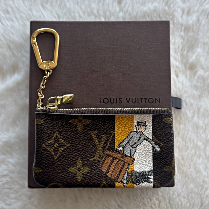 2006 Vintage Louis Vuitton Monogram Groom Bellboy Pochette Clés Key Pouch