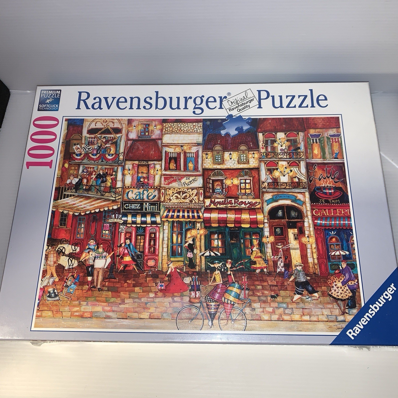 2014 Ravensburger “STREETS OF FRANCE” 1000 Piece Puzzle NIB No. 19 408 7 SEALED