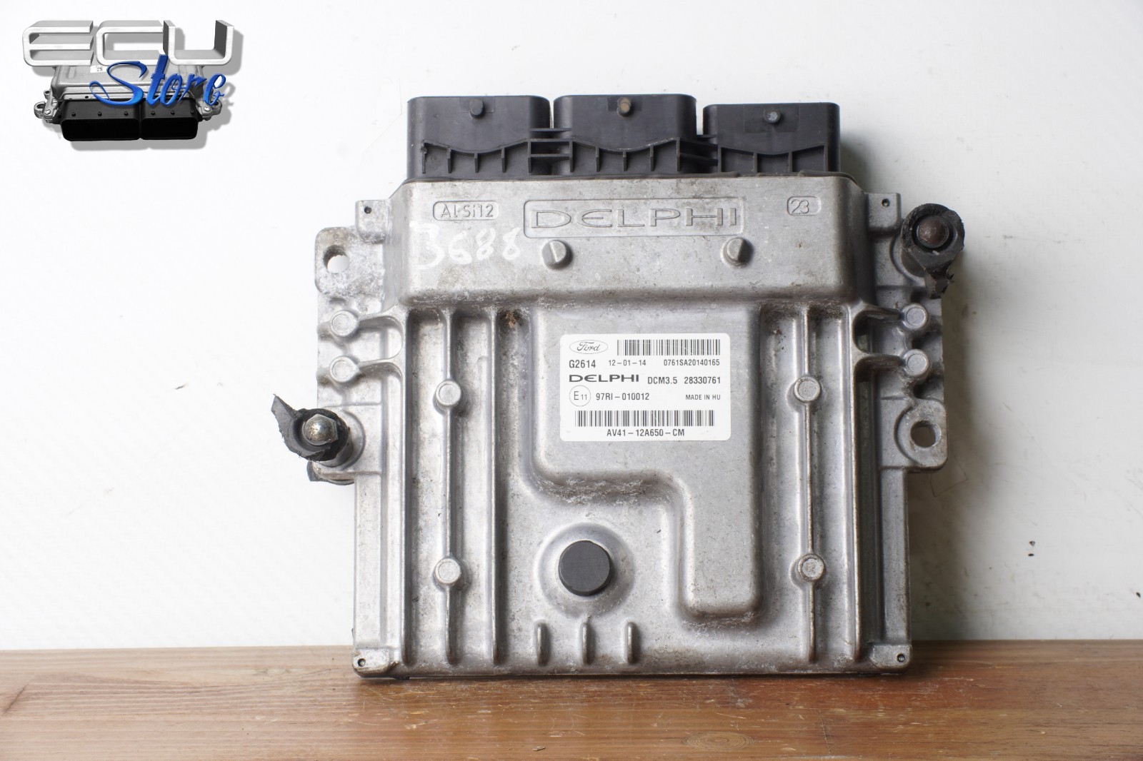 ENGINE ECU CONTROL UNIT AV41-12A650-CM 28330761 DCM3.5 FORD KUGA 2.0 TDCI 2012