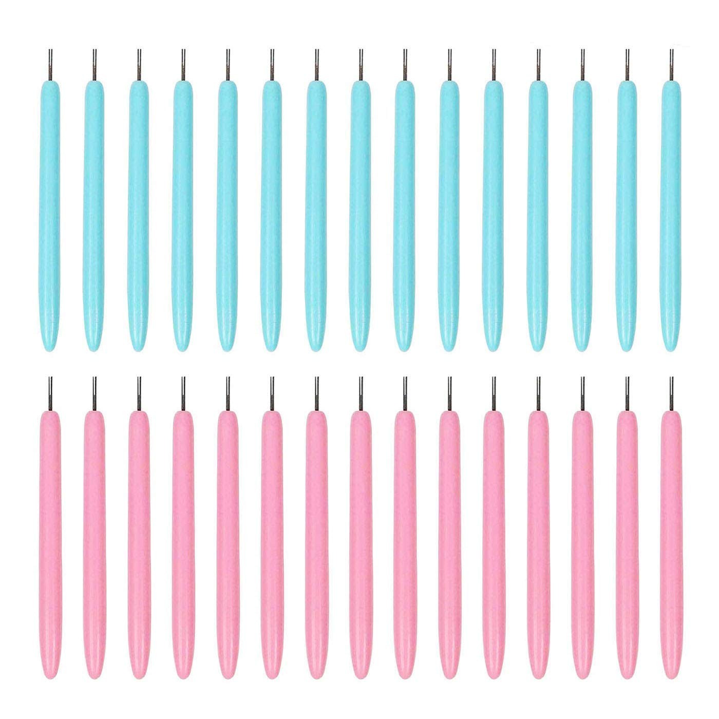 30 PCS Paper Quilling Slotted Tool, Slotted Tools Quilling DIY Tools