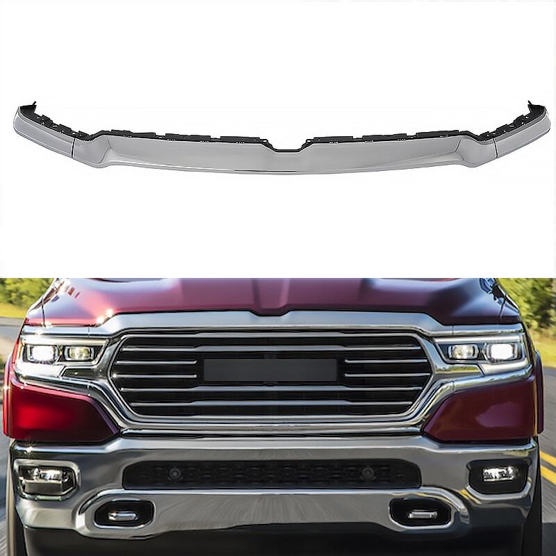 Fits For Ram 1500 2019-2024 Front Bumper Upper Grille Grill Trim Molding Replace