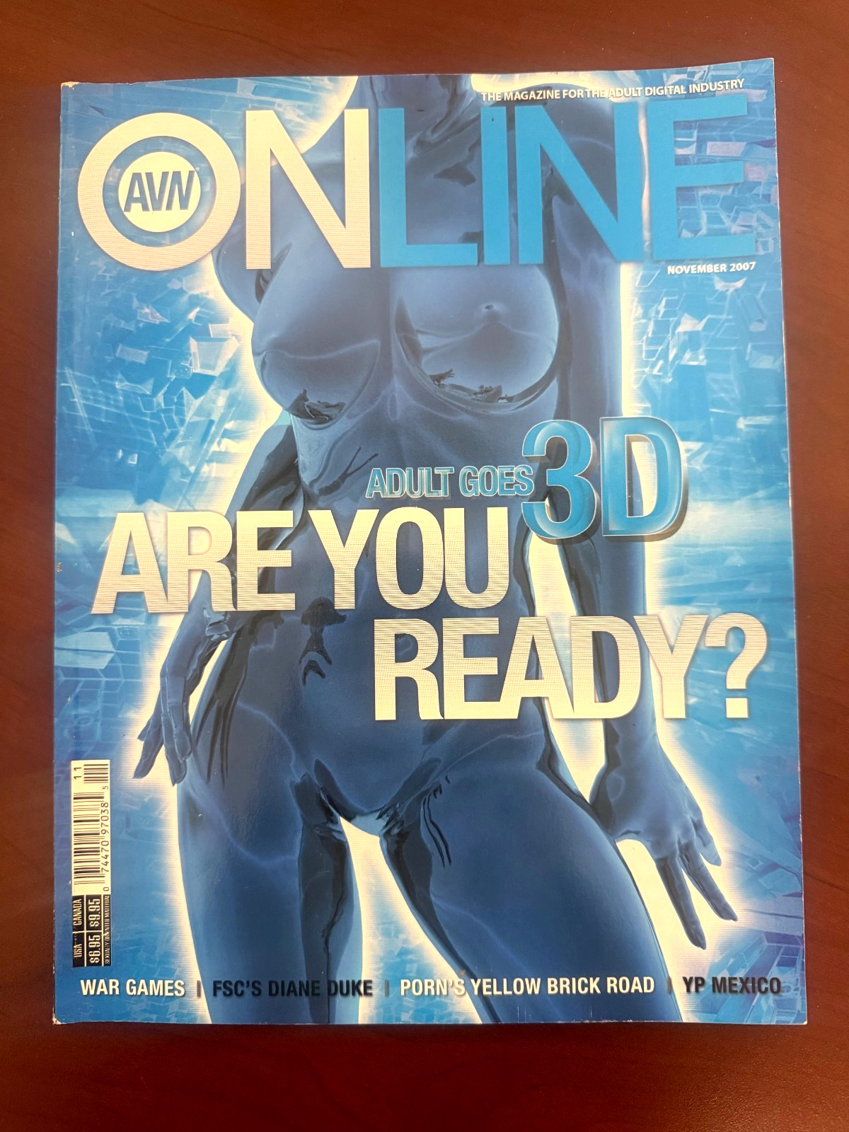 AVN Online Magazine November 2007 ADULT GOES 3D ARE YOU READY? *VG*