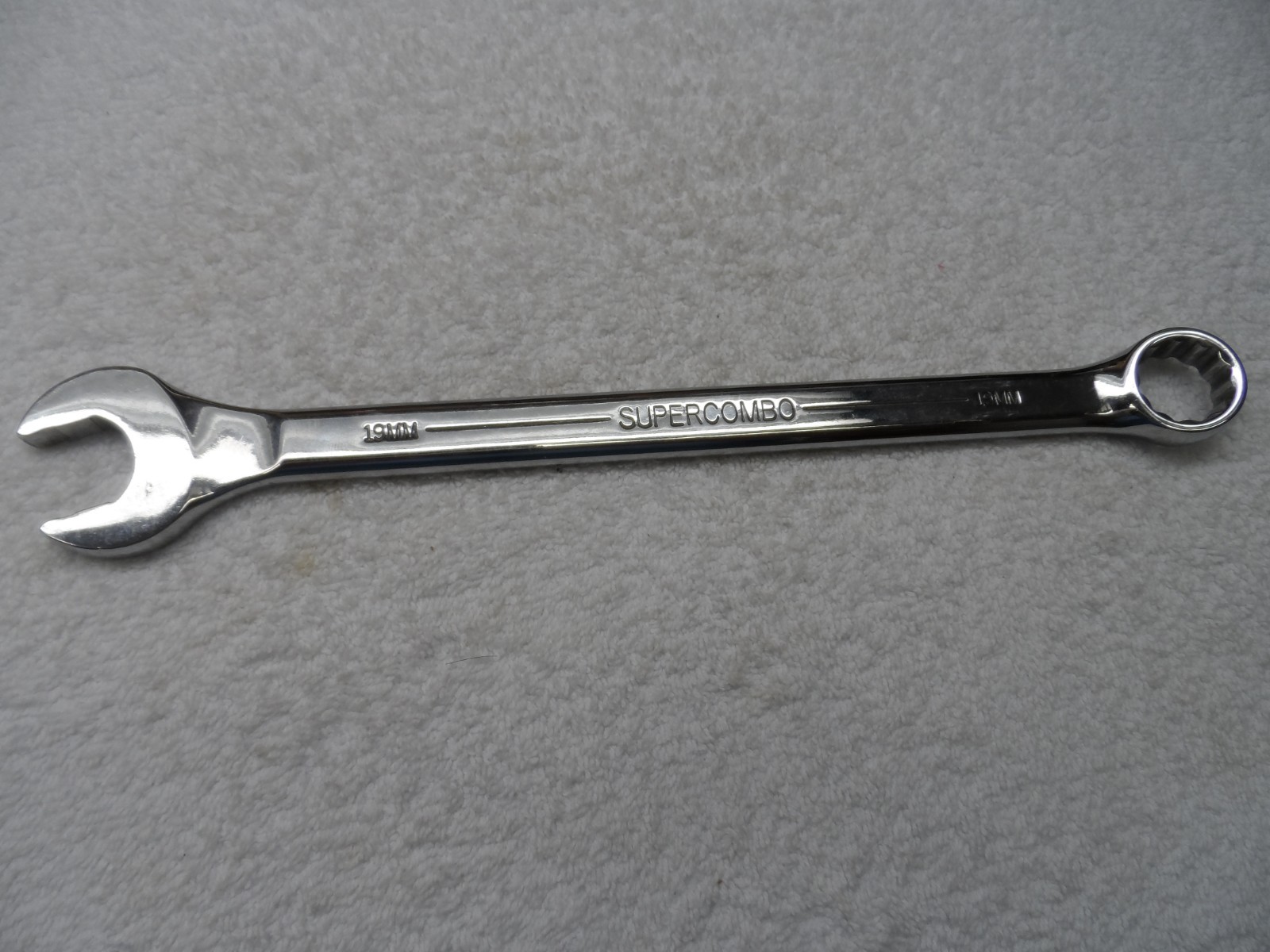 Williams Full Polish Metric MM Combo Wrench 12 pt 19mm USA (Supercombo) 1219MSC