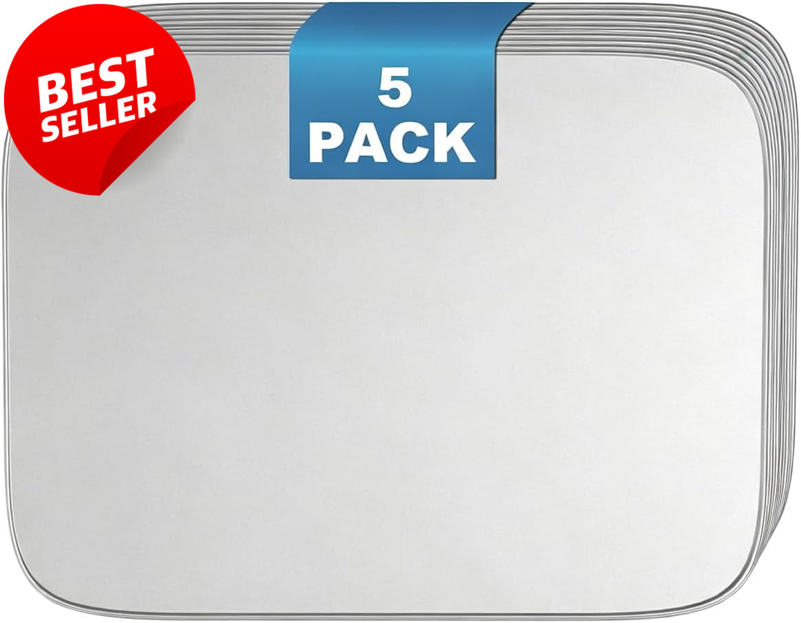 5 Pack BAC458 Drip Tray Liners for Traeger Scout Ranger 13.1x10.25 - US