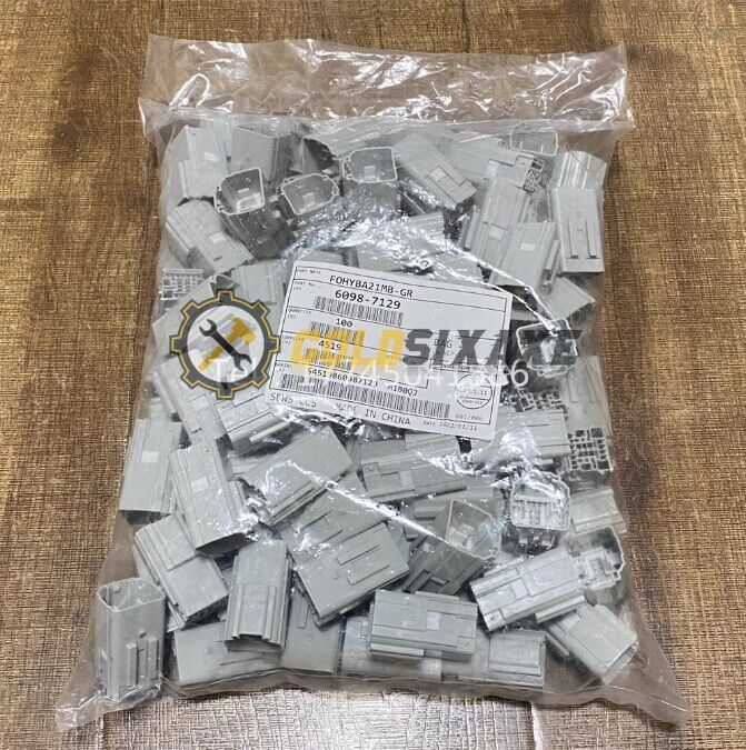 100PCS NEW FOR 6098-7129 Car connector 21P plug