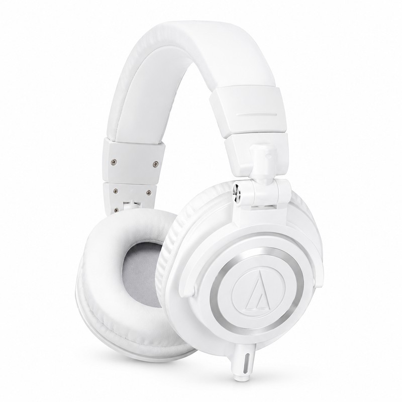 M50x Professional Studio Monitor Headphones, White M50x Professional Studio Monitor Headphones, White