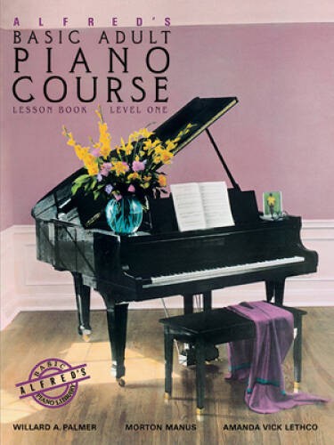Alfred's Basic Adult Piano Course: Lesson Book, Level One - Paperback - GOOD