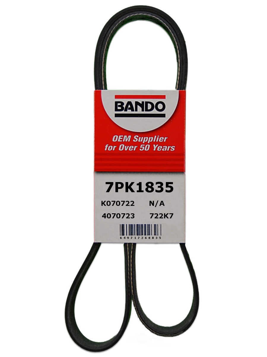 Serpentine Belt  Bando USA  7PK1835