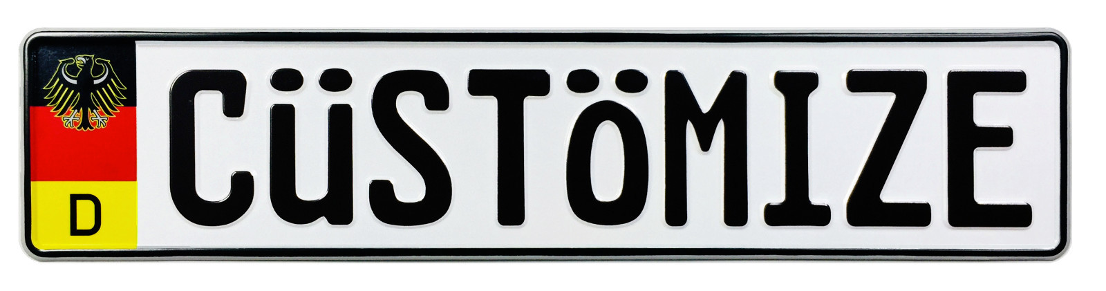 Custom German Coat of Arms License Plate