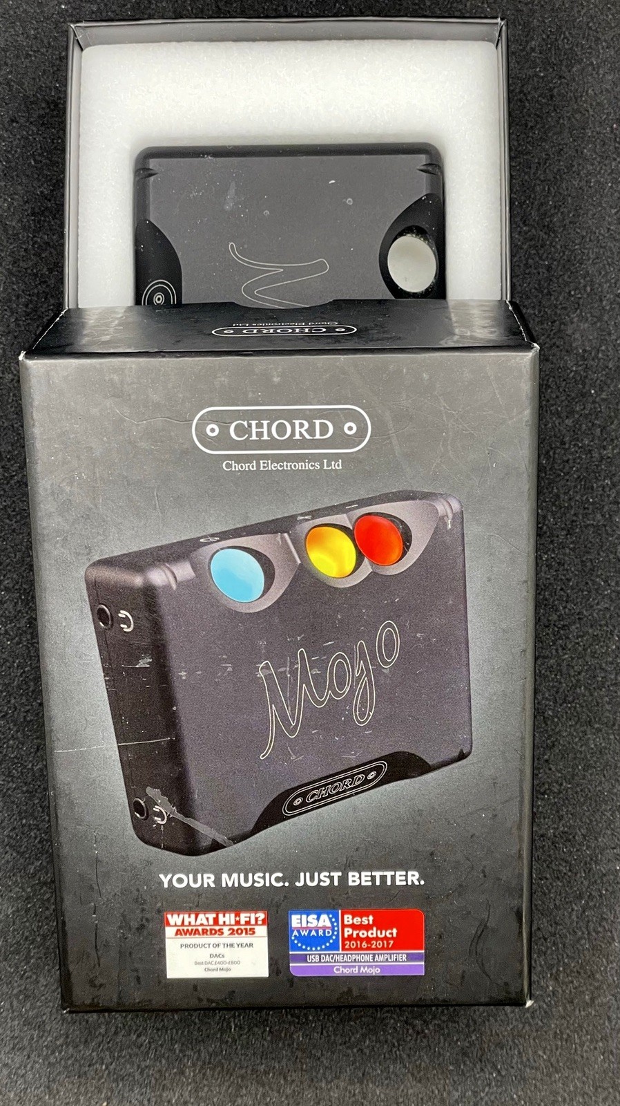 Chord Mojo Portable DAC Headphone Amplifier Black Boxed - Intermittent Power 