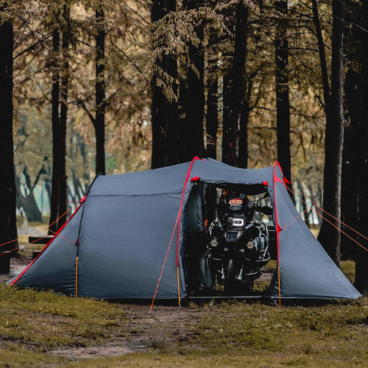 2-Person Waterproof Motorcycle Tent for Camping  