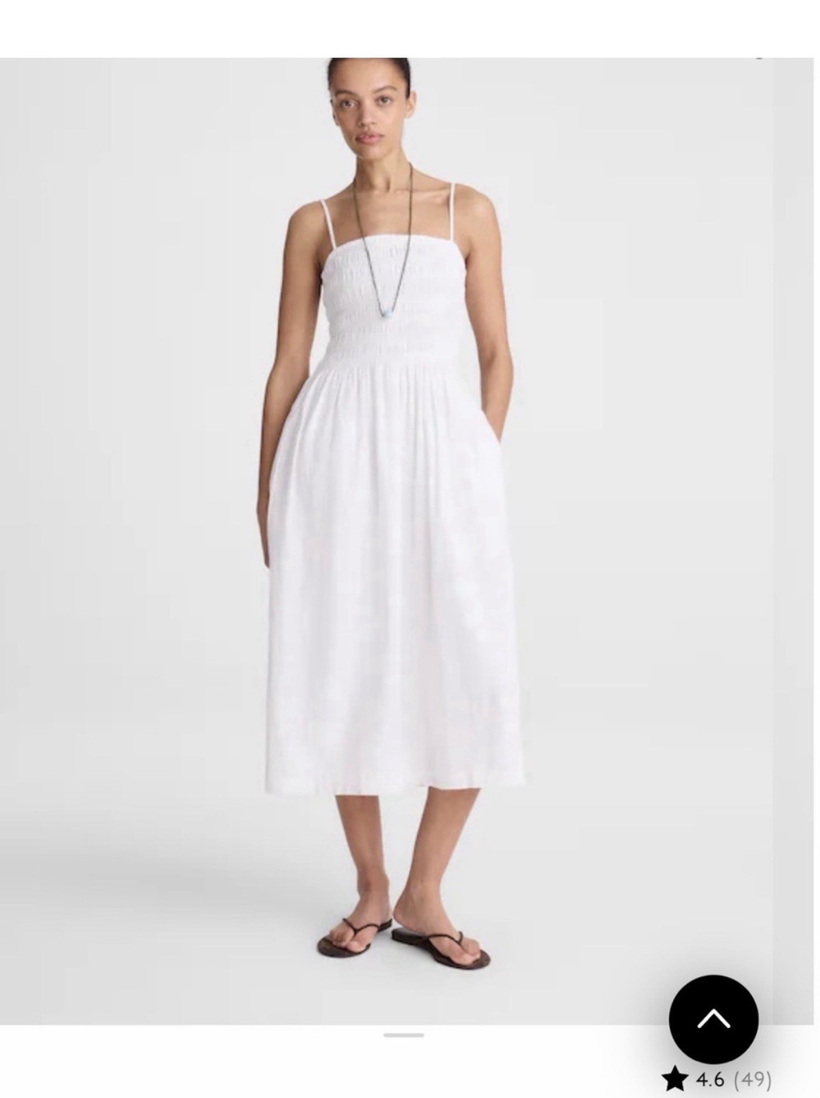 NWT Madewell 100% Cotton Peyton Midi Dress