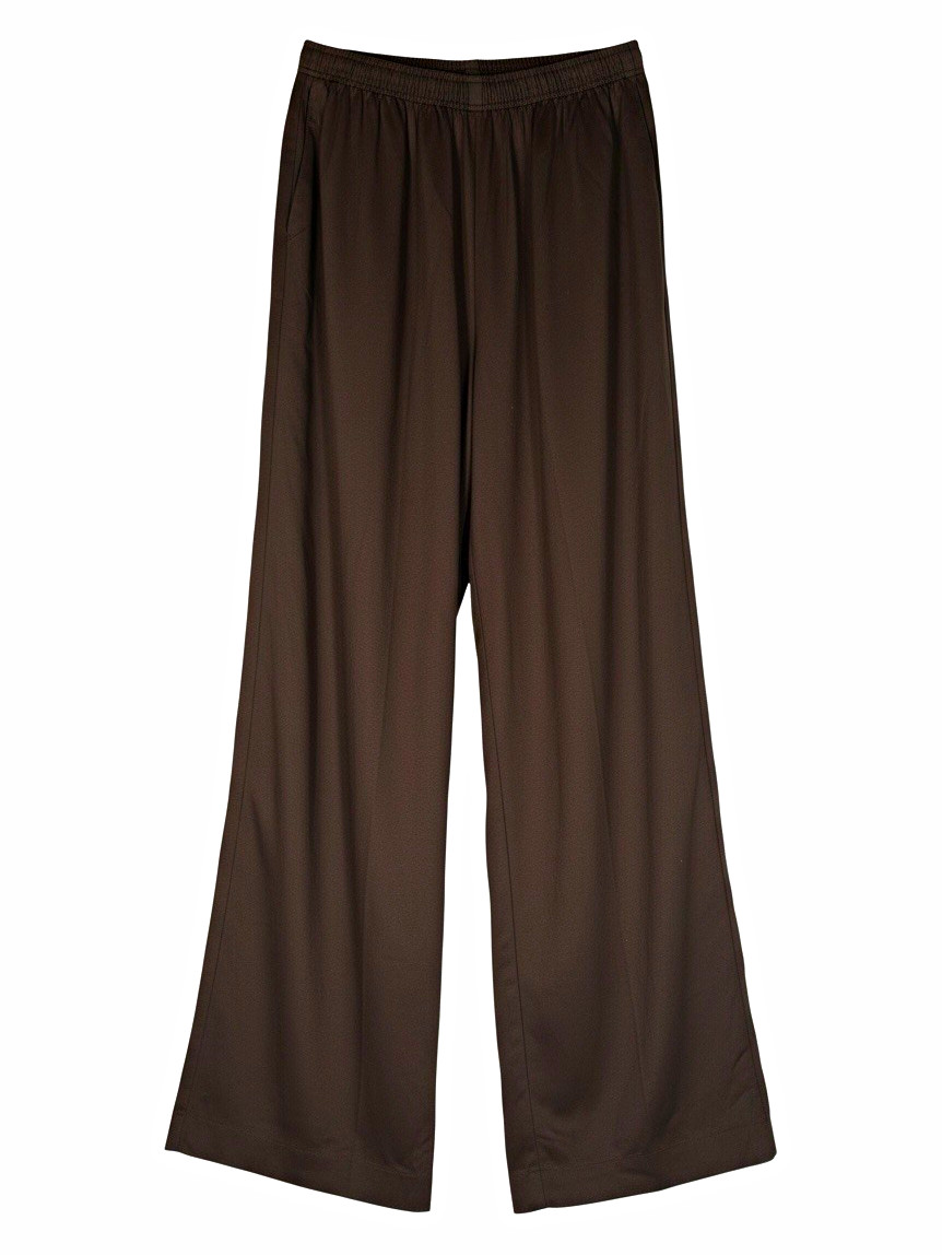 NWT Alfred Dunner Women’s Brown Twill Dress Pants 16W Straight Pull On Stretch