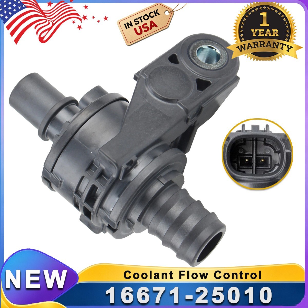 16671-25010 Coolant Water Control Valve For 2019-2023 Toyota Camry Rav4 Sienna