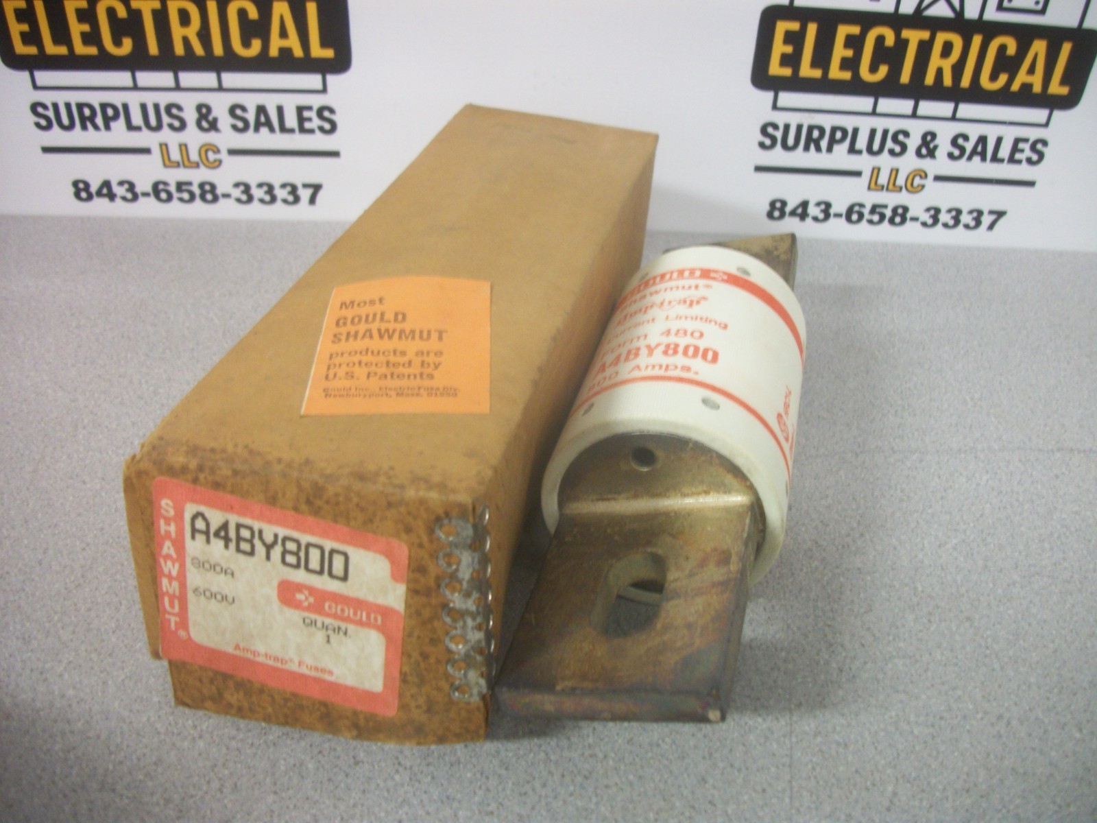 GOULD SHAWMUT AMP-TRAP FUSE A4BY800 800AMP 600VOLT NIB