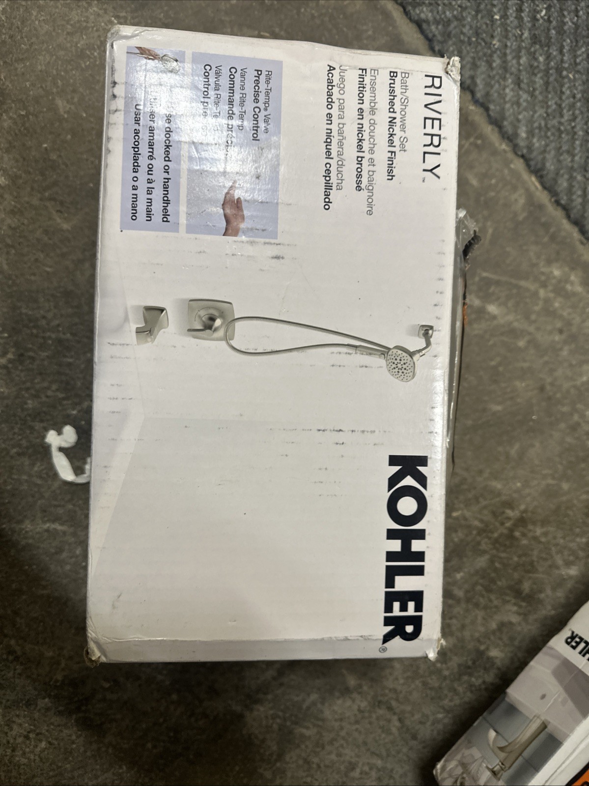 Kohler Riverly R38327-4G-BN Bath & Shower Kit Brushed Nickel Rite-Temp Kohler Riverly R38327-4G-BN Bath & Shower Kit Brushed Nickel Rite-Temp