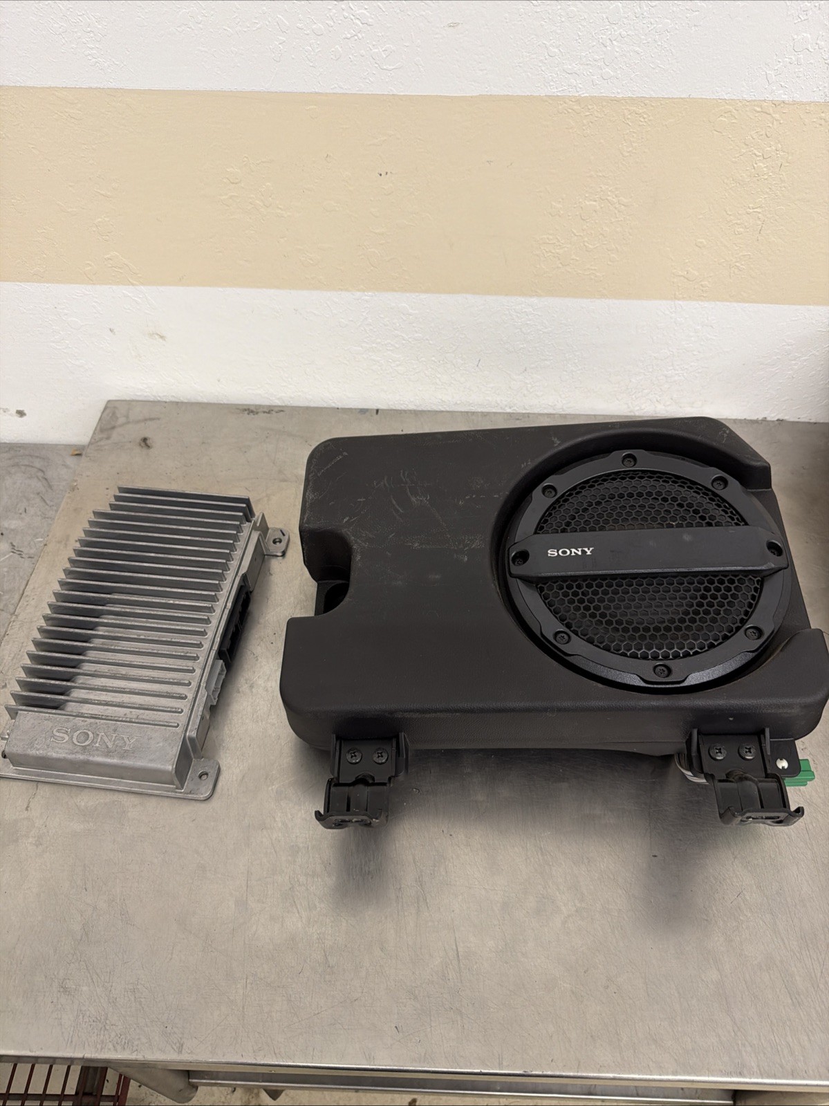 2013-2018 Ford Focus ST OEM Trunk Sony Subwoofer with Sony Amplifier
