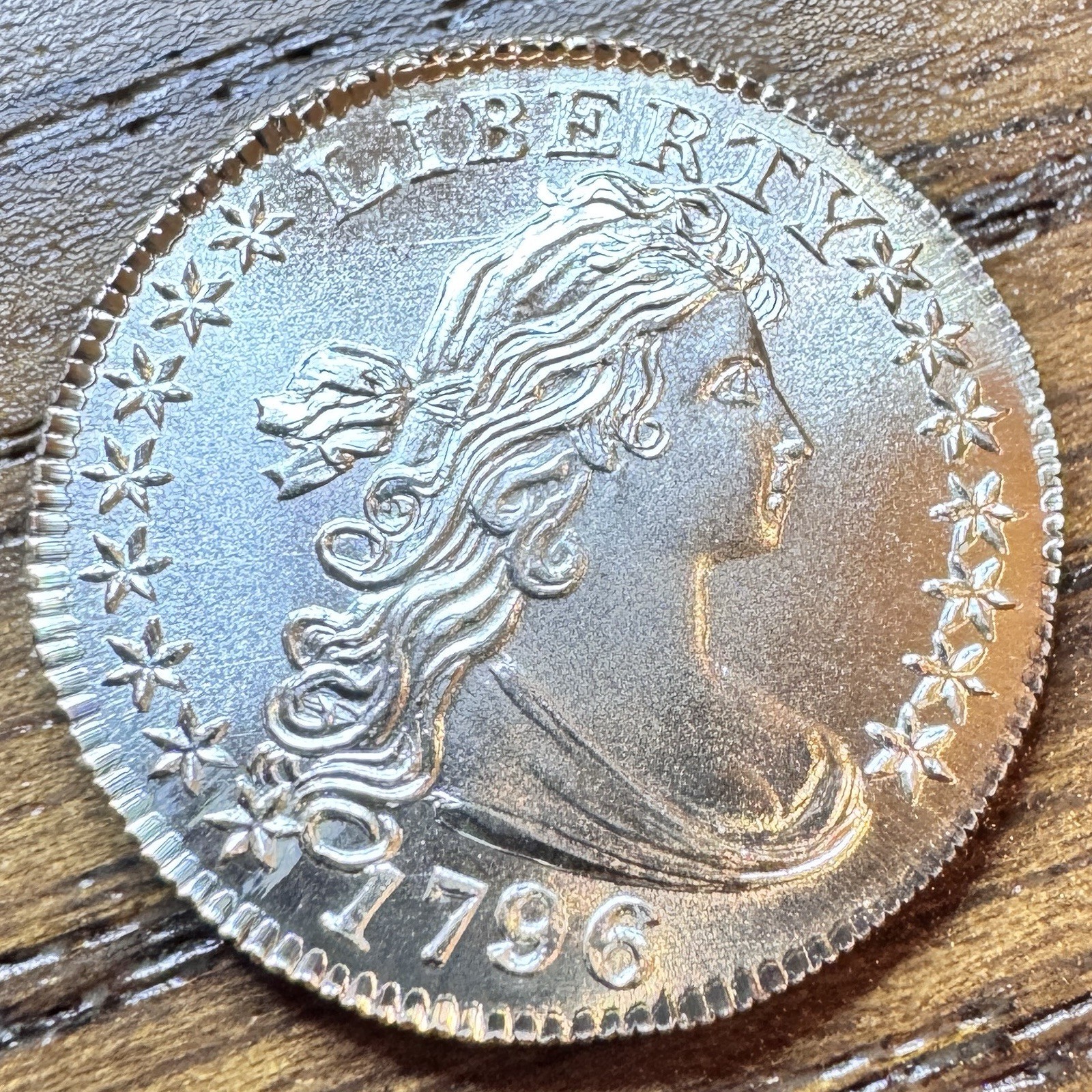 1796 Draped Bust Dime – Gallery Mint Museum Product – Ron Landis - 90% Silver