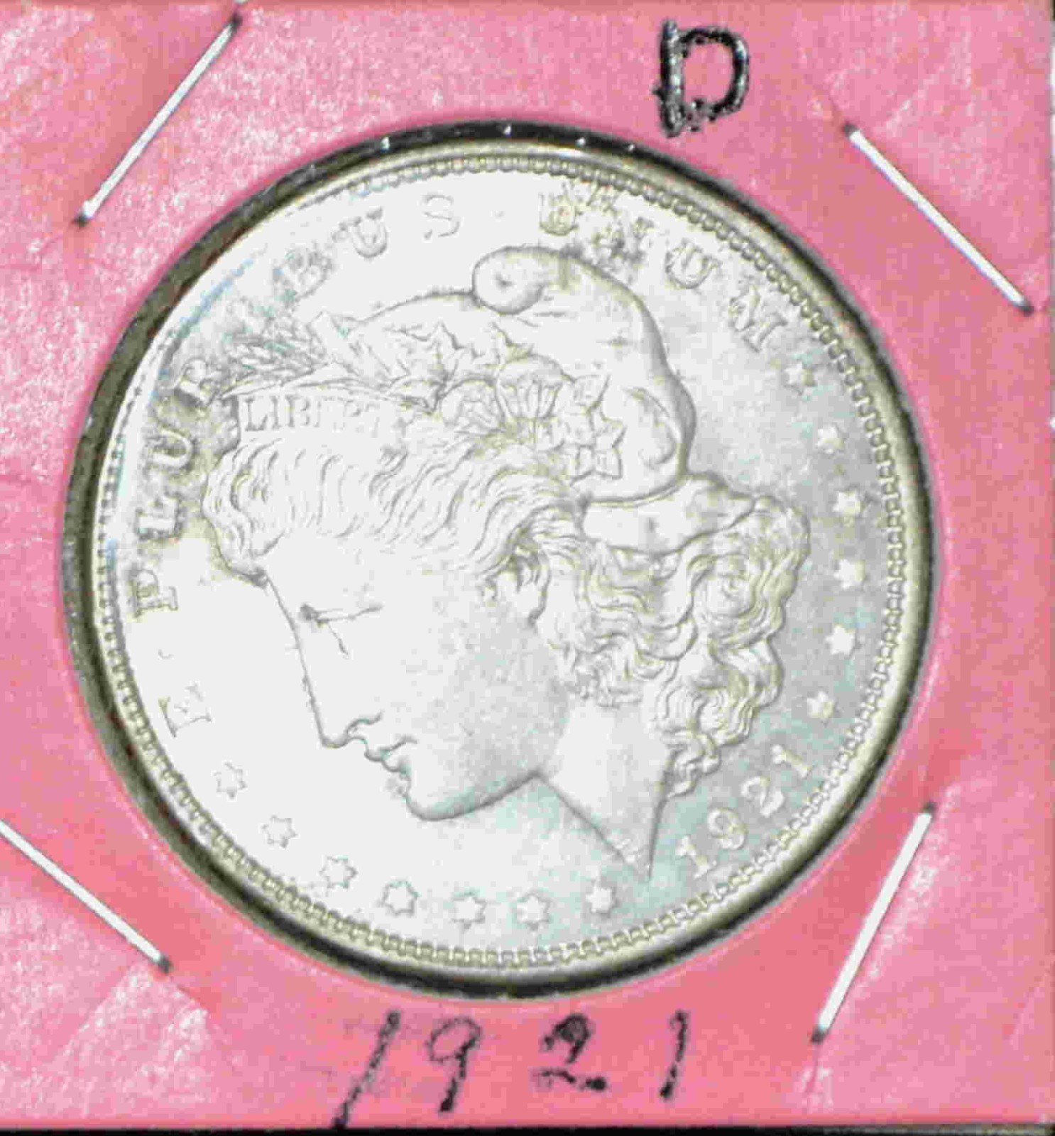 1921 Morgan Silver Dollar $1 Coin 0.9 Fine Silver Uncertified Morgan Dollar  #D