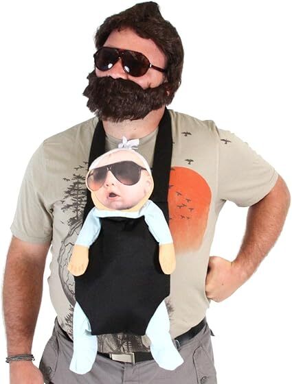 Men's Alan Deluxe Costume Set - Funny The Hangover Character Halloween Outfit