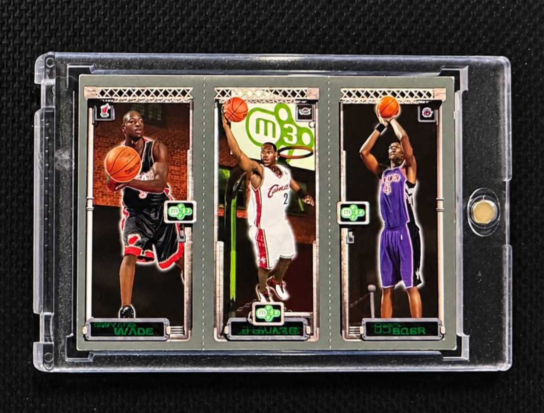 2003-04 Topps Rookie Matrix - LeBron James, Dwyane Wade, Chris Bosh (RC)