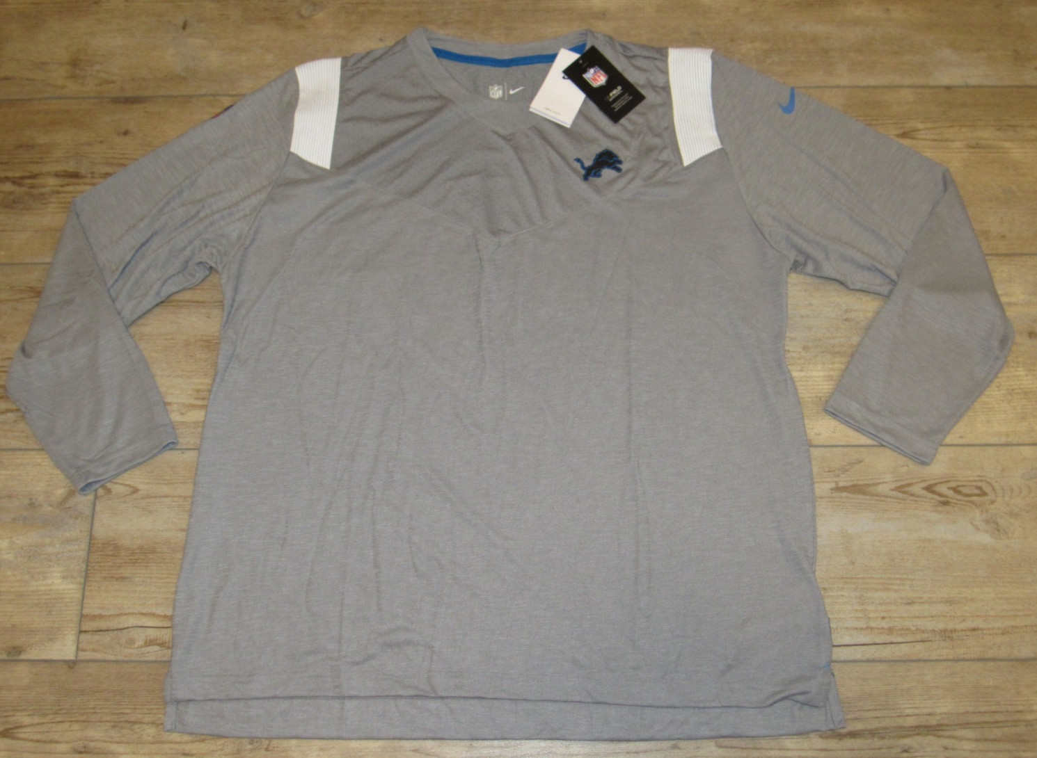 Nike Detroit Lions Dri-FIT On-Field Long Sleeve Training Shirt $65 Men\'s 3XL