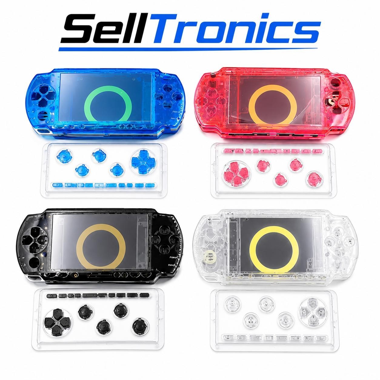 New PSP 1000 Replacement Full Housing Shell Case Cover with Buttons New PSP 1000 Replacement Full Housing Shell Case Cover with Buttons