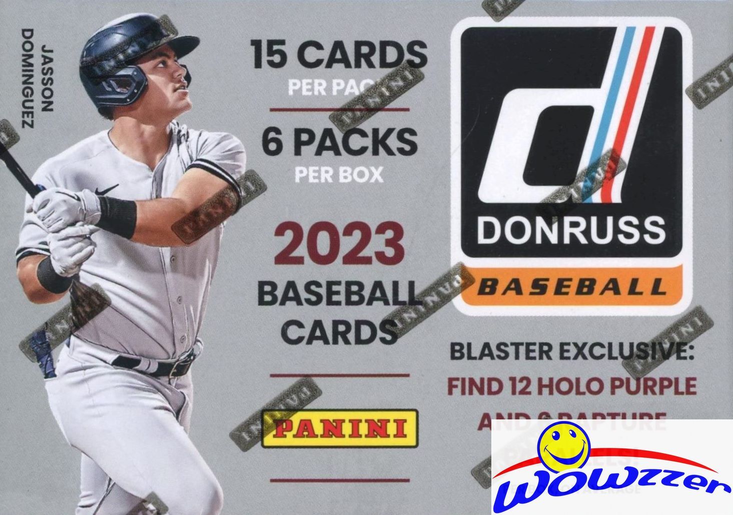 2023 Panini Donruss Baseball Sealed Blaster Box-HOLO PURPLE+RAPTURE PARALLELS