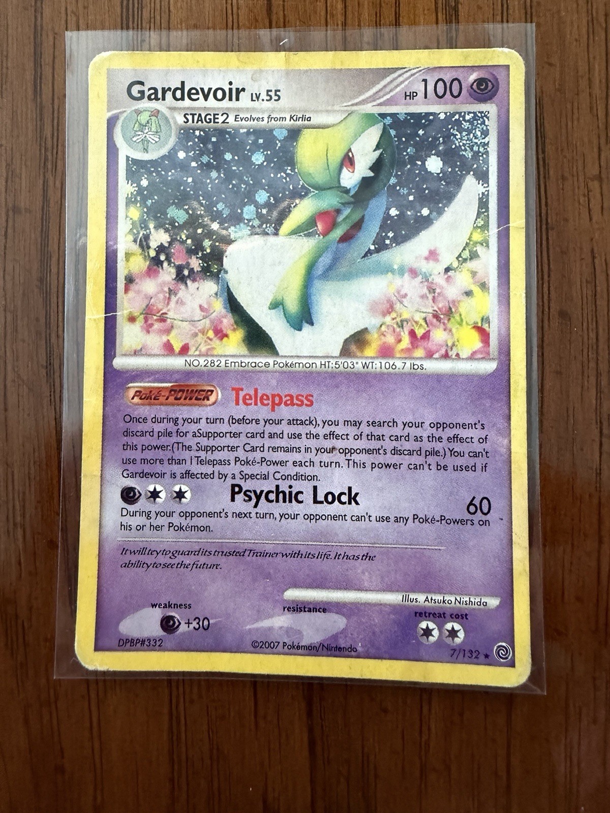 The Pokemon Company Gardevoir Secret Wonders Holo Rare EN Stage 2 110HP 7/132