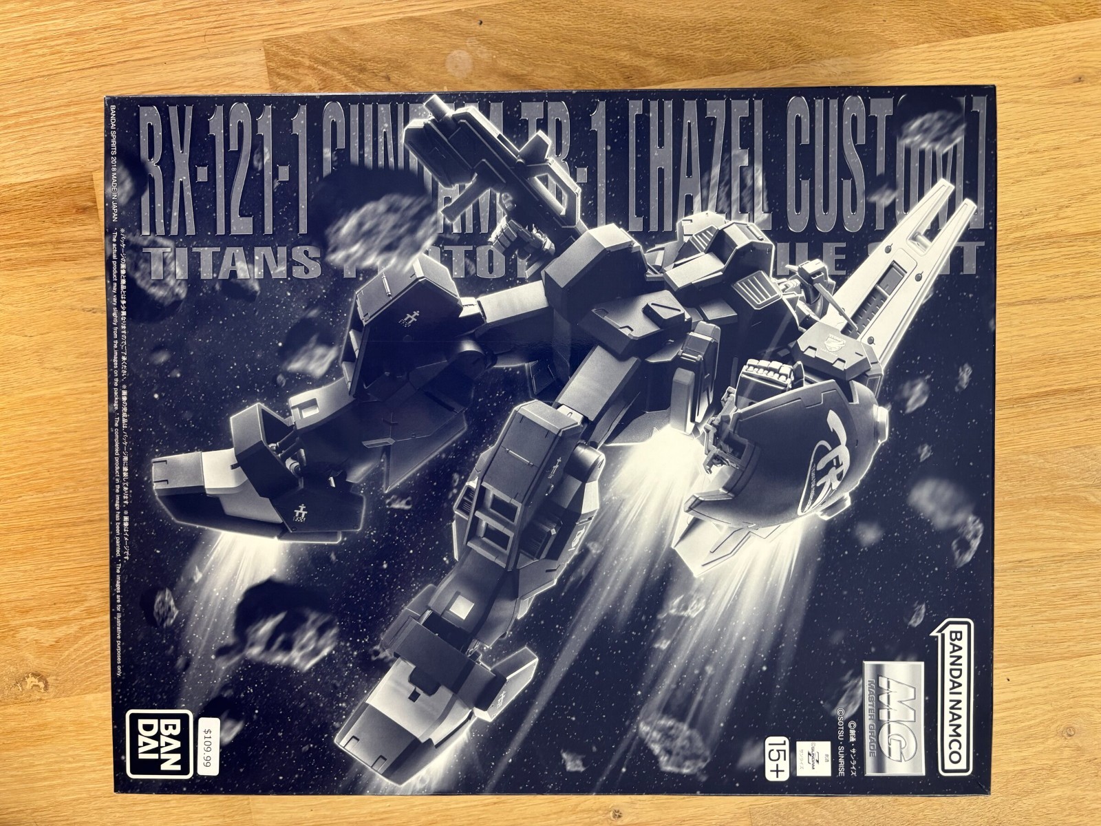 Premium Bandai MG 1/100 Gundam TR-1 Hazel Custom Titans P-Bandai Model Kit New