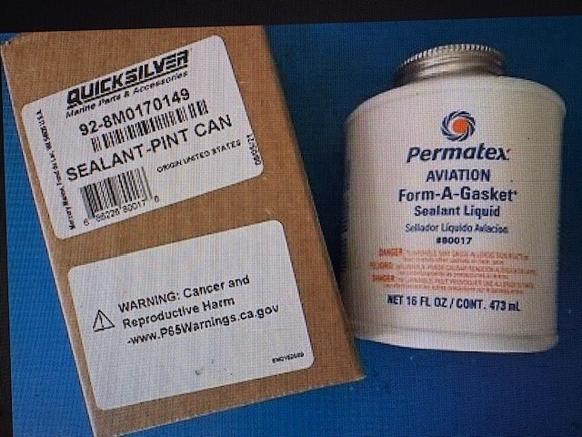 Mercury Quicksilver Perfect Seal 8m0170149 Gasket Seal Compound Permatex 80019