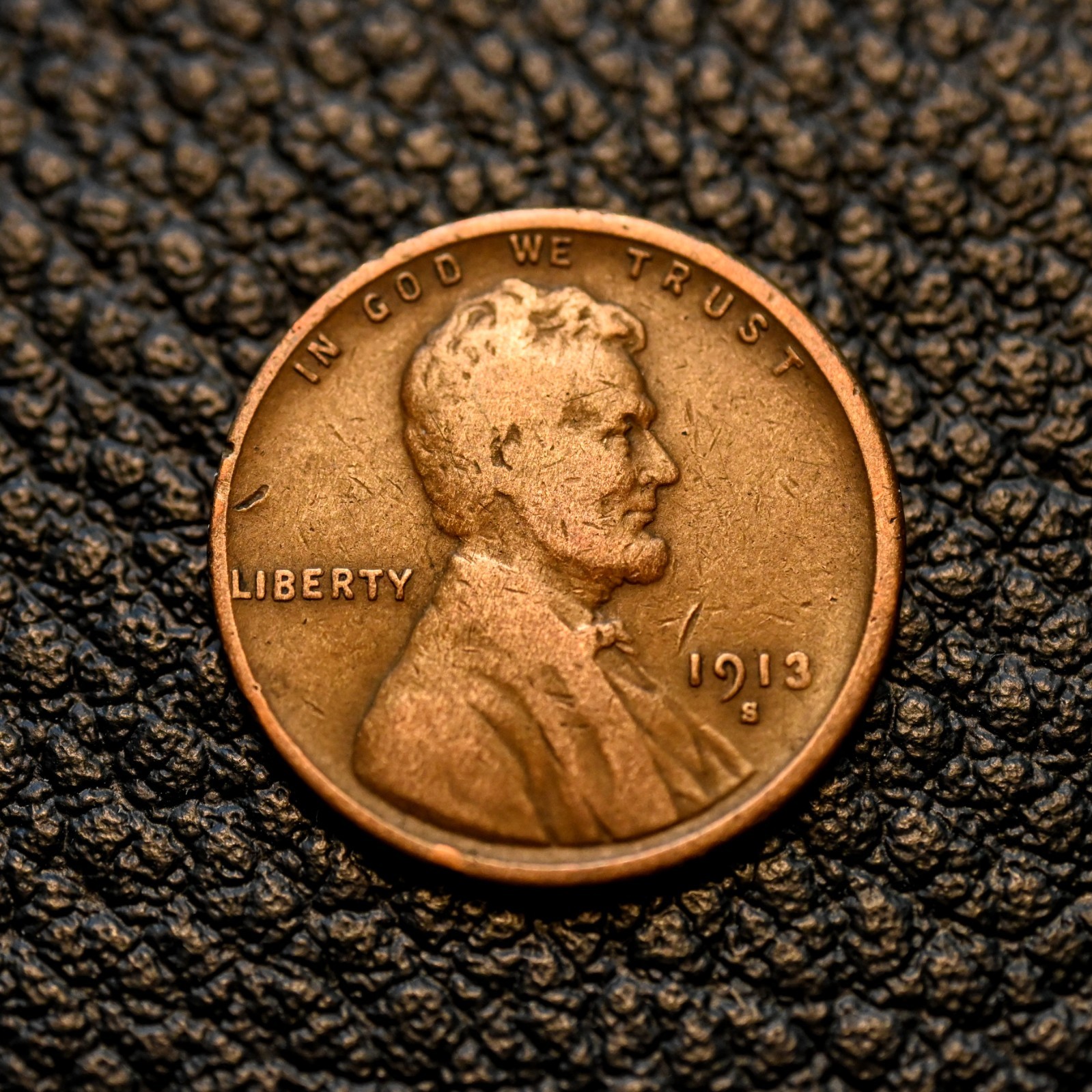 1913-S Lincoln Wheat Cent ~ VERY GOOD (VG) Condition ~ COMBINED SHIPPING 1913-S Lincoln Wheat Cent ~ VERY GOOD (VG) Condition ~ COMBINED SHIPPING