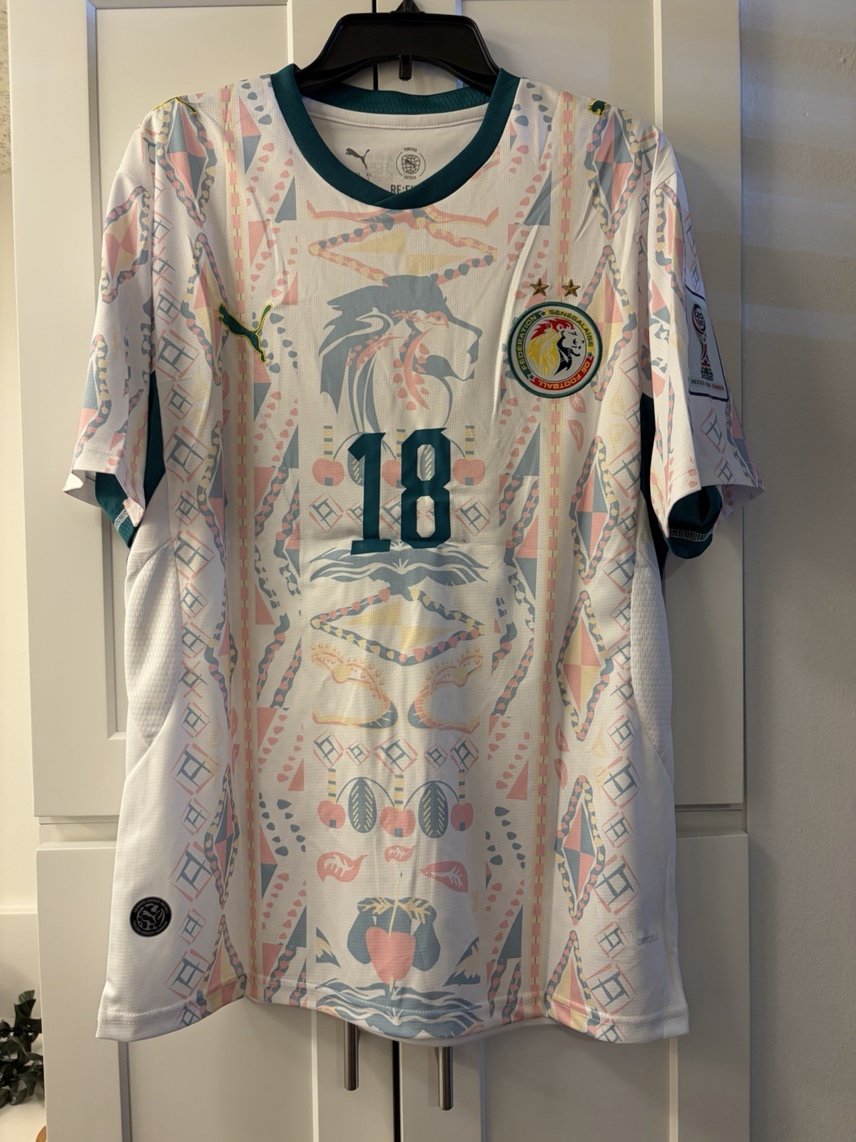 Ismaïla Sarr Senegal World Cup Jersey 2026. Size Large
