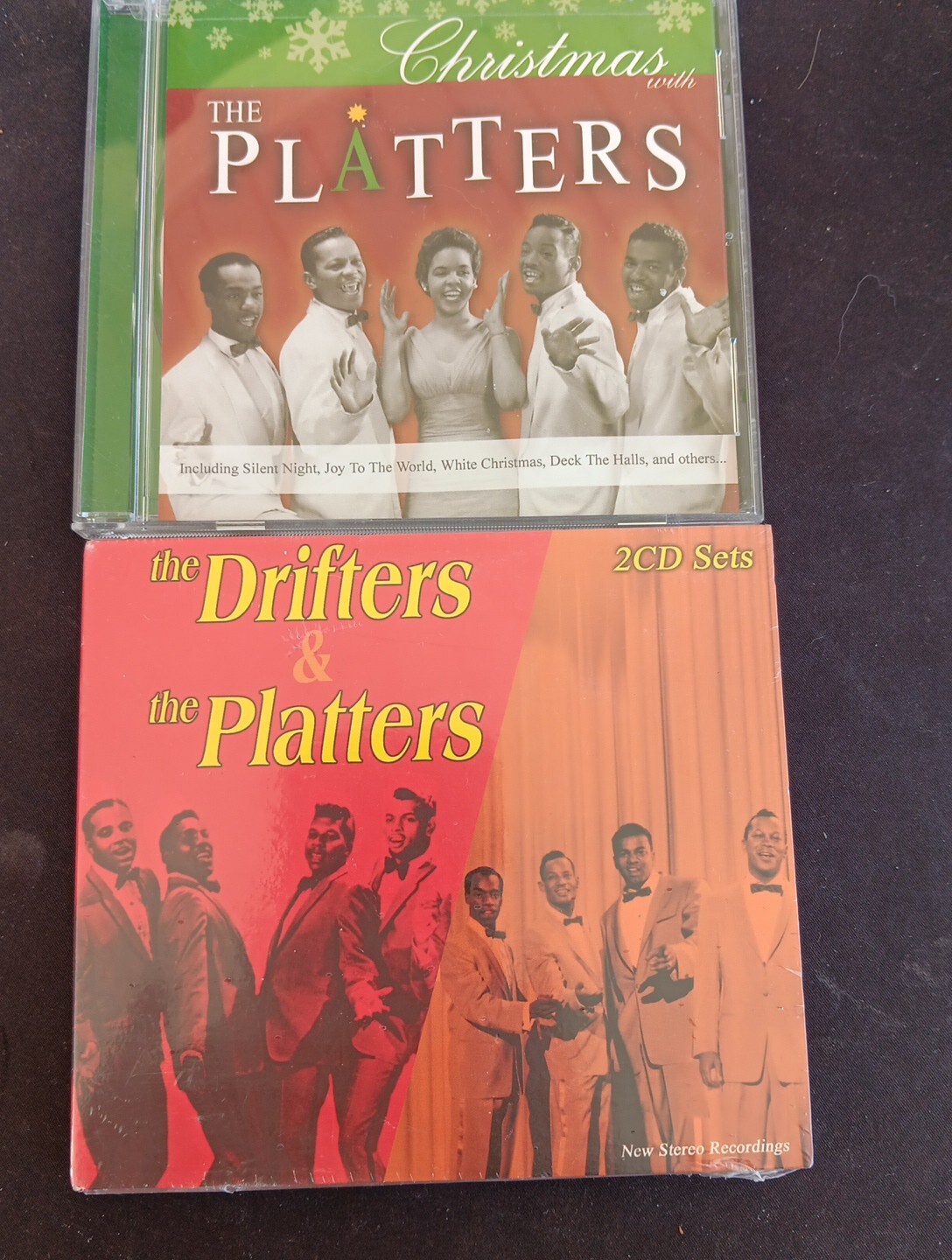 1950s 1960s Rock Doo-wop DRIFTERS & PLATTERS 2 CD lot -Cleaned Buffed Polished 1950s 1960s Rock Doo-wop DRIFTERS & PLATTERS 2 CD lot -Cleaned Buffed Polished