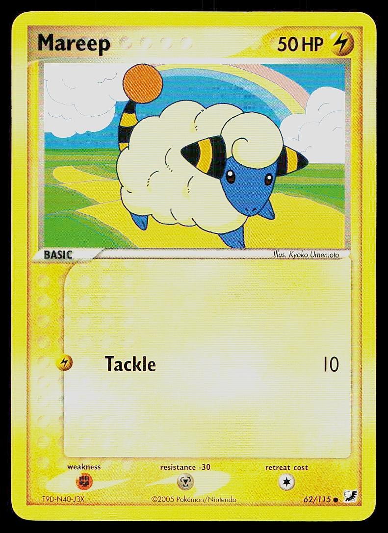 Pokemon Card Unseen Forces Mareep 62/115 Common