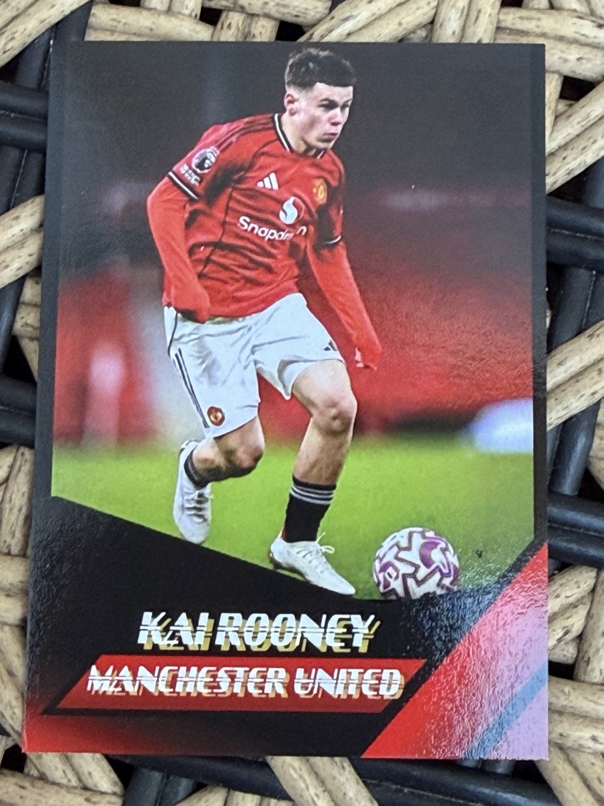 **HOT PROSPECT** KAI ROONEY- Manchester United-Under 21  -2026 Custom Card