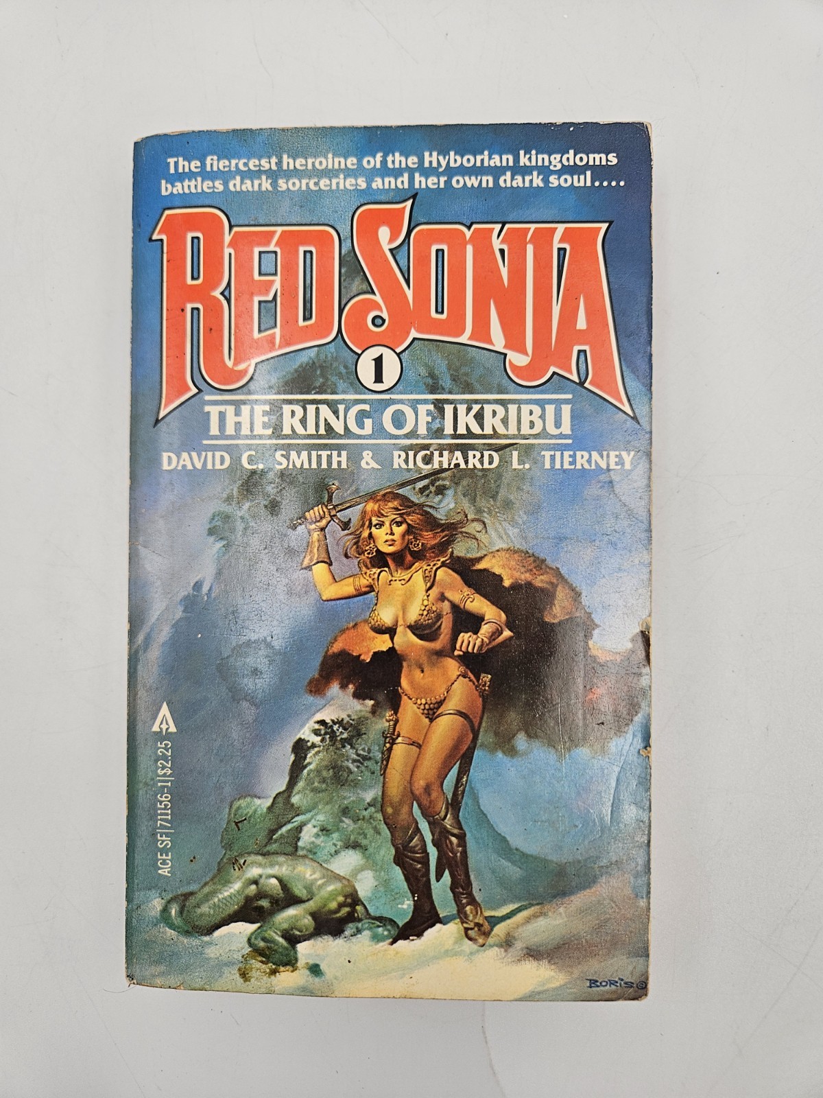 RED SONJA #1 THE RING OF IKRIBU Ace 1981 PC Boris Vallejo art Hyborian Fantasy