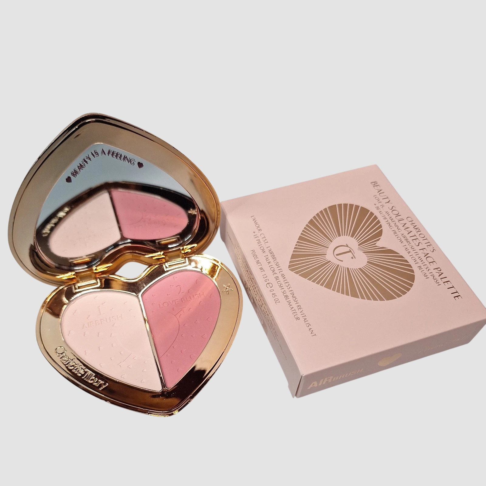 Charlotte Tilbury Beauty Soulmates Palette Pillow Talk Flawless PINK New