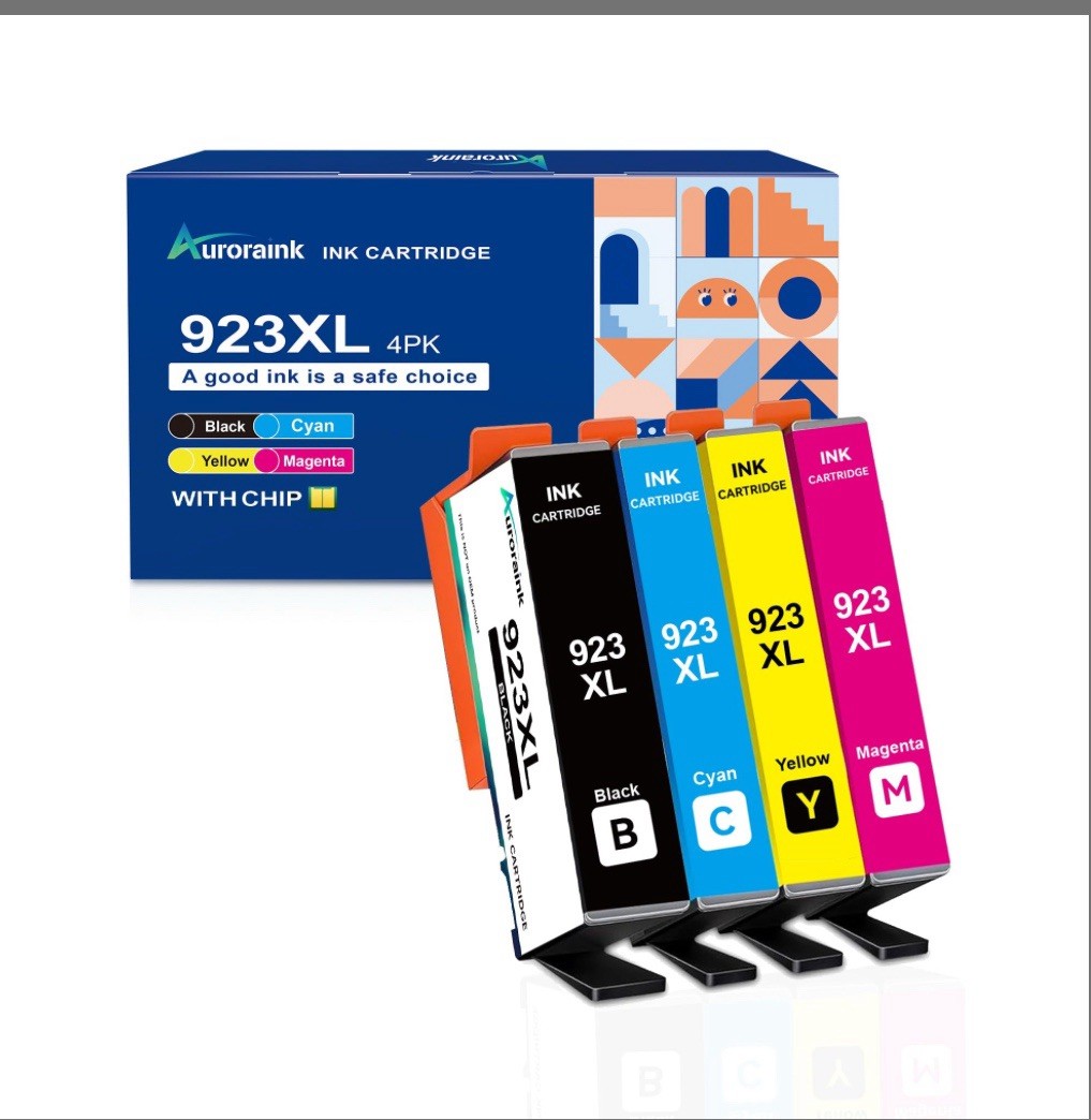 923XL Ink with Chip 4Pack for HP 923 923e OfficeJet 8122e 8135e 8138e 8139e 8120