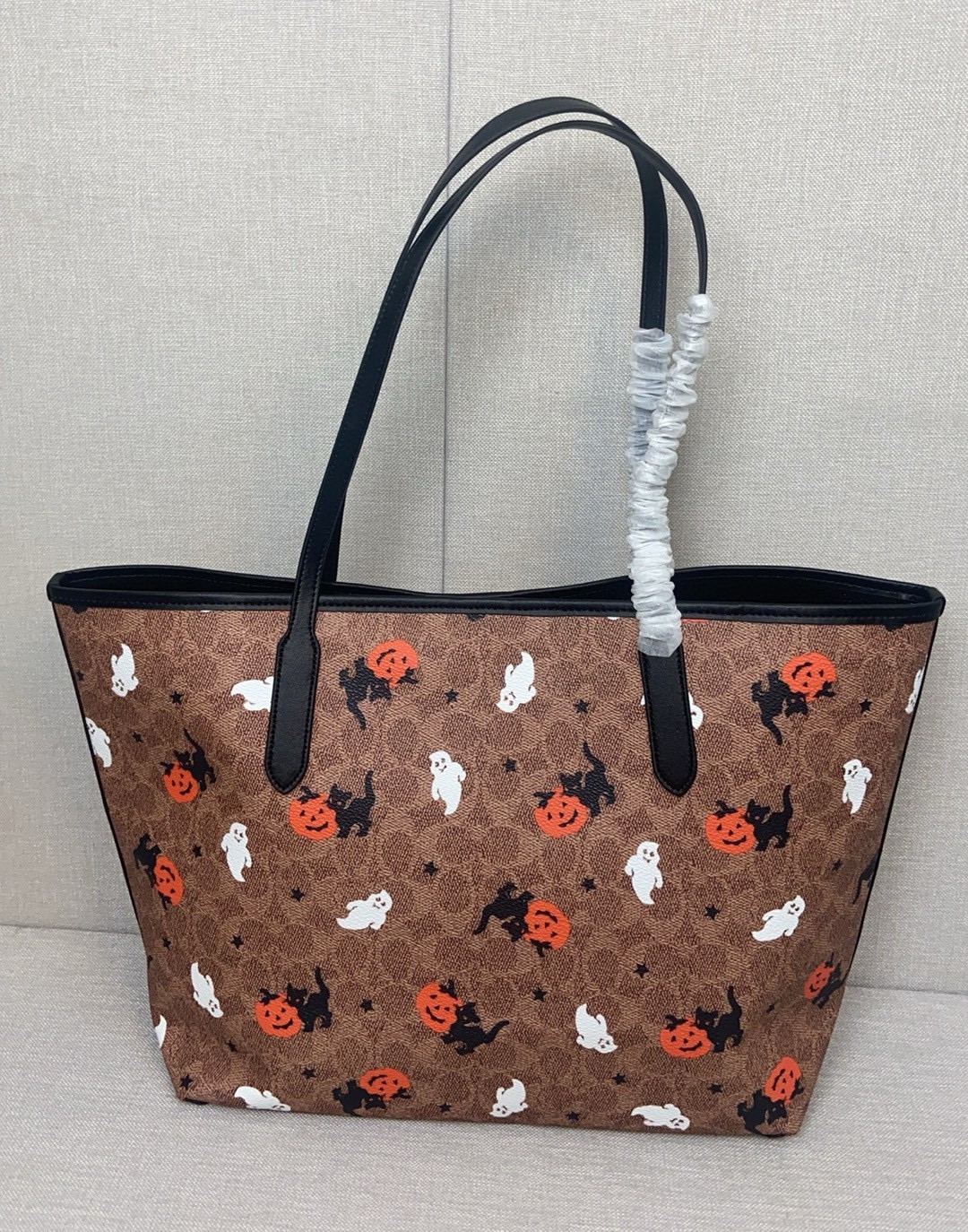 CW450 City Tote in Signature Canvas with Halloween New Outlet