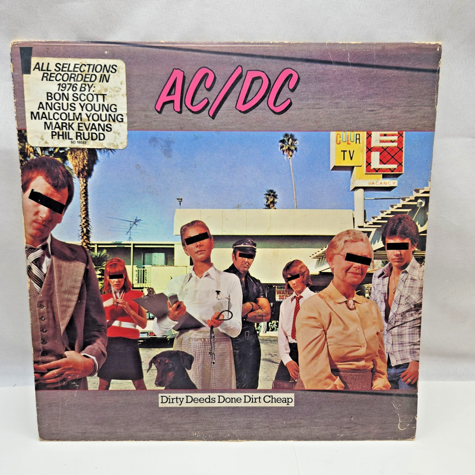 AC/DC Dirty Deeds Done Dirt Cheap 1976 Atlantic SD 16033 