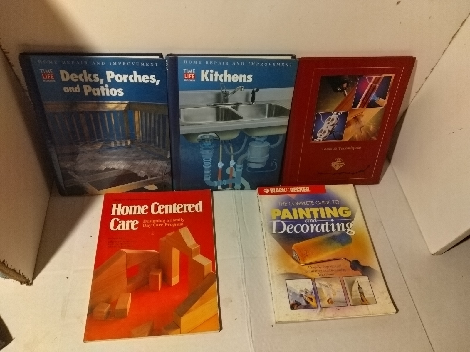 Vintage Home Improvement & Daycare Book Lot 2 Time Life Hard Cover 1 Handyman... Vintage Home Improvement & Daycare Book Lot 2 Time Life Hard Cover 1 Handyman...